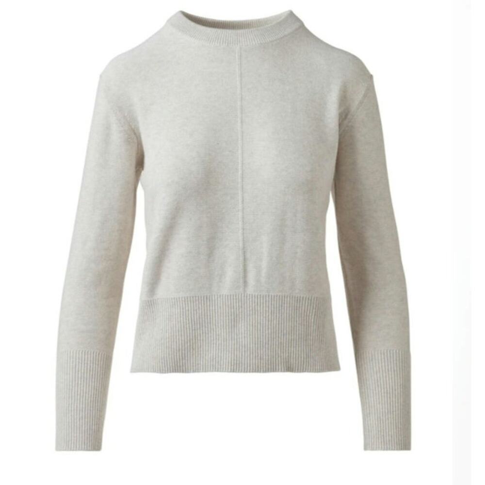 Kinoss Cashmere Cream Ladies Long Sleeve Size S/P Sweater